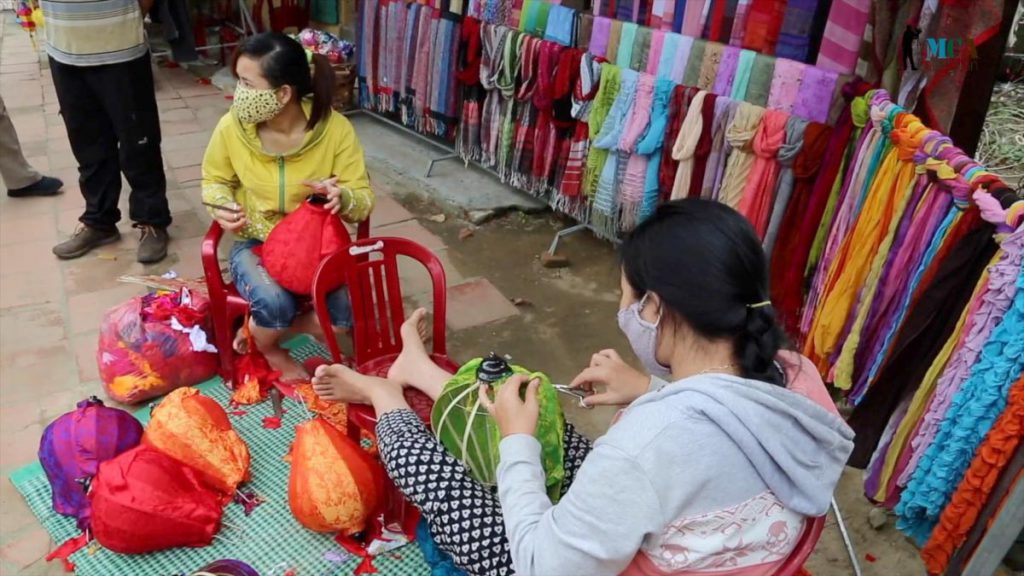 Vietnam, traditional work – Preparation of Lanterns High-Quality Images & Videos The MCA Collection