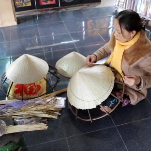 Vietnam, traditional work – Preparation of straw hats High-Quality Images & Videos The MCA Collection