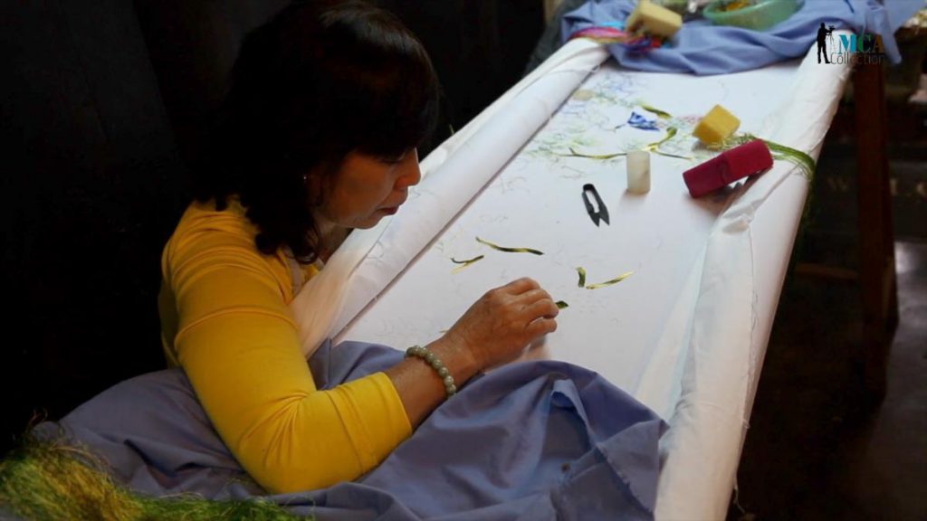 Vietnam, traditional work – sewing High-Quality Images & Videos The MCA Collection