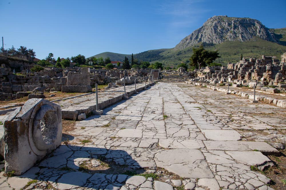 Greece, Corinth, Lechaion road (Cardo) High-Quality Images & Videos The MCA Collection