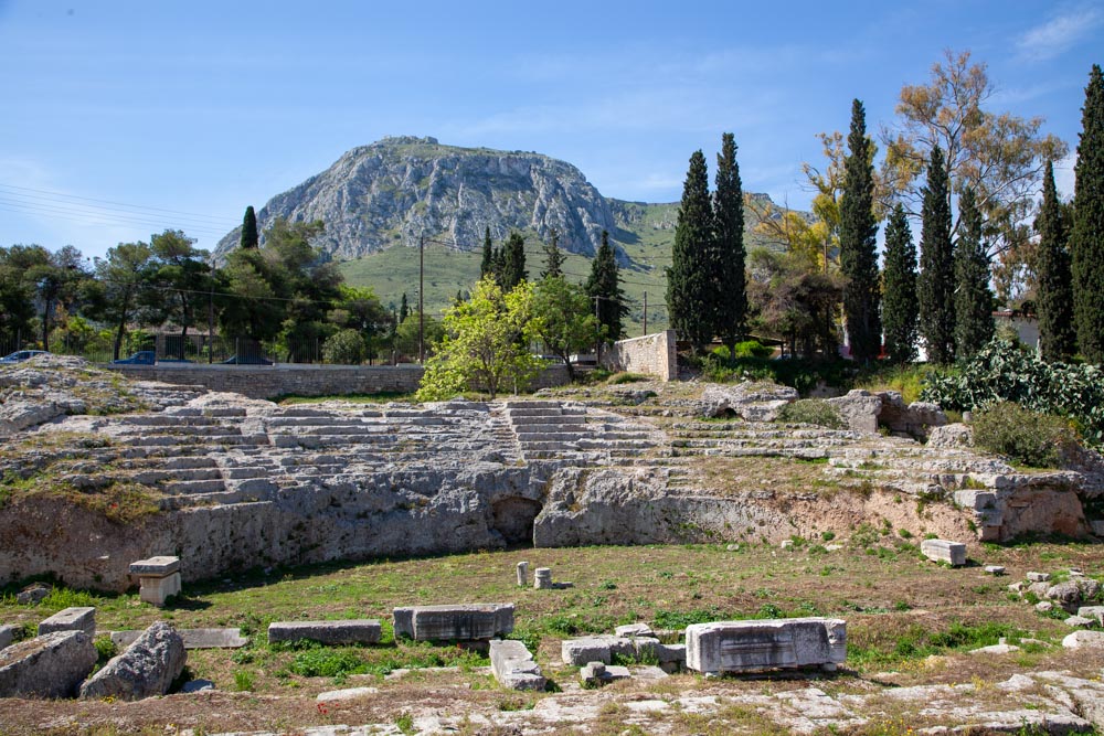 Greece, Corinth, Roman Odeon High-Quality Images & Videos The MCA Collection