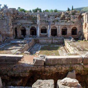Greece, Corinth, Roman Peirene fountain High-Quality Images & Videos The MCA Collection