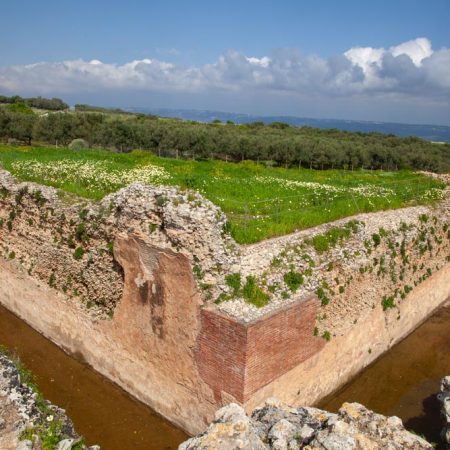 Greece, Crete, Aptera ancient site - Roman cisterns