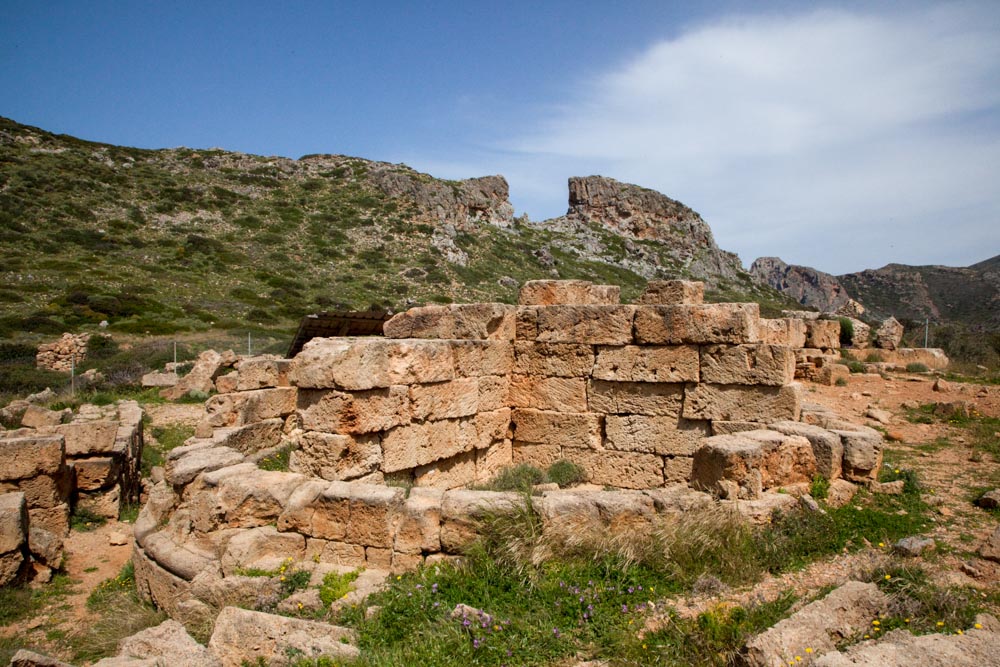Greece, Crete, Phalasarna (Falasarna) ancient site (00:01:24) High-Quality Images & Videos The MCA Collection