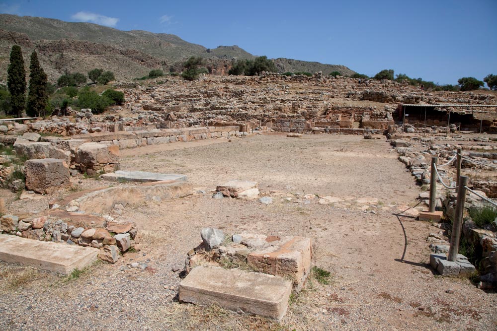 Greece, Crete, Kato Zakros – Minoan Palace – central court High-Quality Images & Videos The MCA Collection