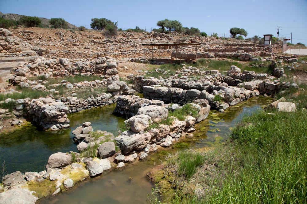 Greece, Crete, Kato Zakros – Minoan Palace – fountains High-Quality Images & Videos The MCA Collection