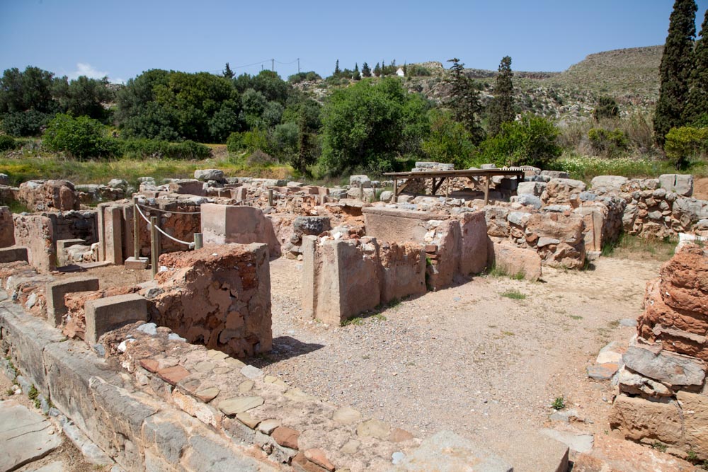 Greece, Crete, Kato Zakros – Minoan Palace – lustral basin High-Quality Images & Videos The MCA Collection