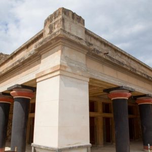 Greece, Crete, Knossos – Minoan megaron – hall of the Double Axes High-Quality Images & Videos The MCA Collection