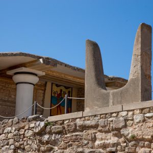 Greece, Crete, Knossos – Minoan Sacred horn High-Quality Images & Videos The MCA Collection
