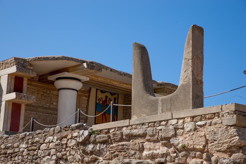 Greece, Crete, Knossos – Minoan Sacred horn High-Quality Images & Videos The MCA Collection