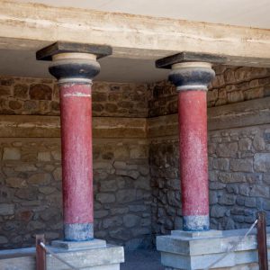 Greece, Crete, Knossos – house of the Chancel screen High-Quality Images & Videos The MCA Collection