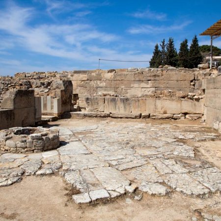 Greece, Crete, Phaistos Minoan palace - Building north-east