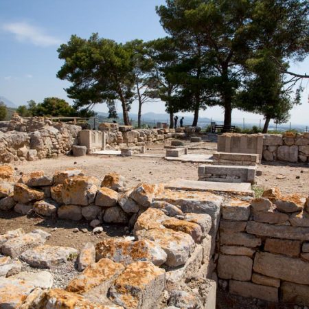 Greece, Crete, Phaistos Minoan palace - East wing