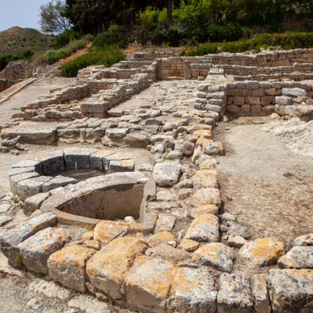 Greece, Crete, Phaistos Minoan palace - Greek house