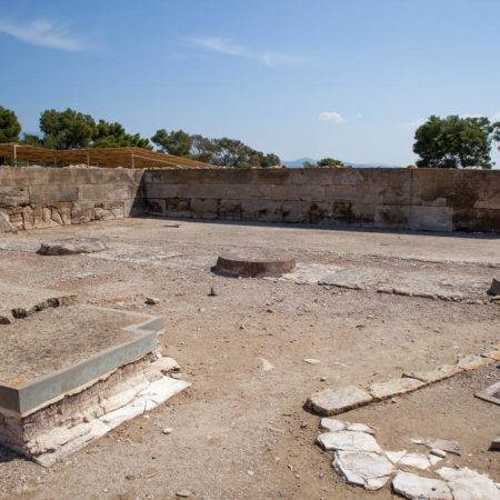 Greece, Crete, Phaistos Minoan palace - Large Propylon