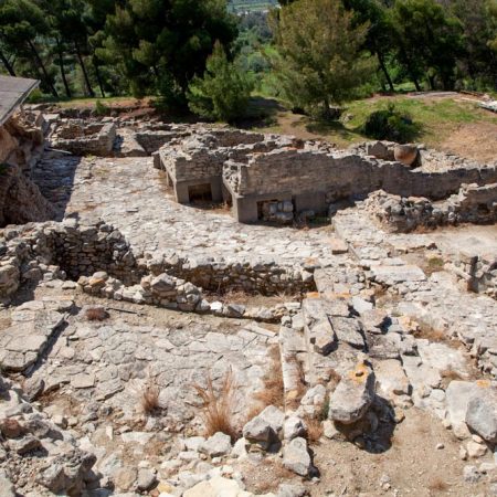 Greece, Crete, Phaistos Minoan palace - Old palace quarter