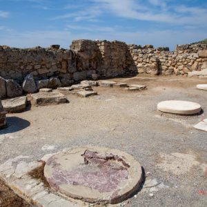 Greece, Crete, Phaistos Minoan palace – Porticoed room High-Quality Images & Videos The MCA Collection