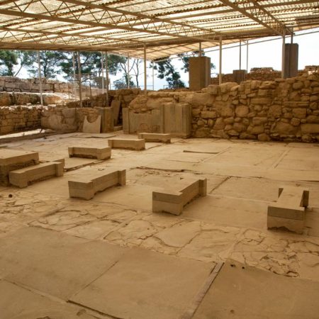 Greece, Crete, Phaistos Minoan palace - Royal apartments
