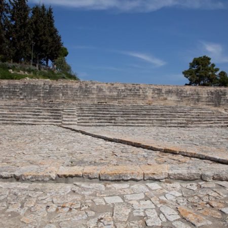 Greece, Crete, Phaistos Minoan palace - Theatrical Area