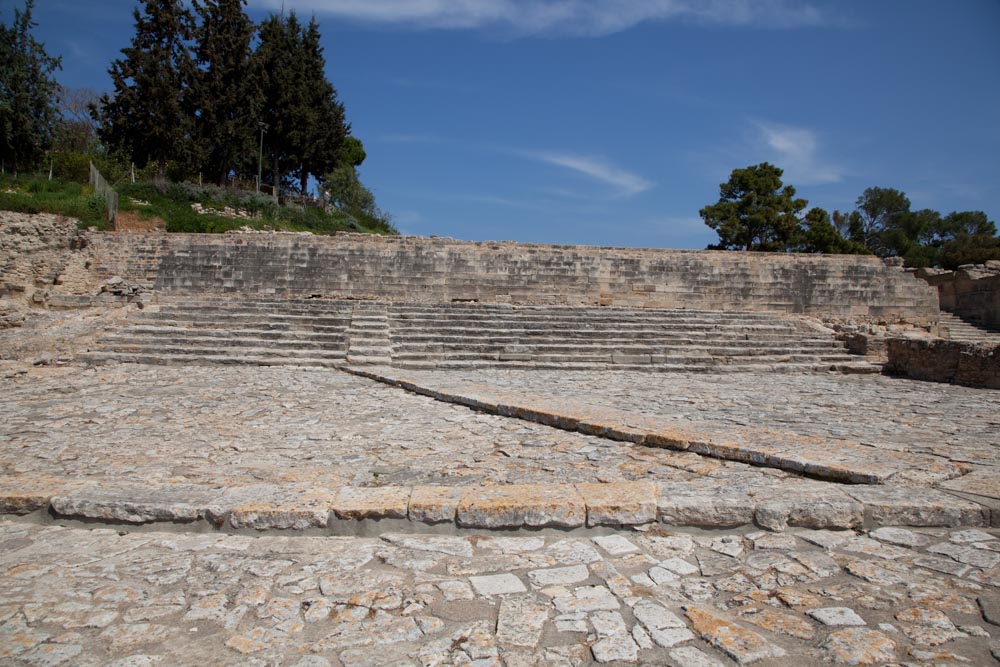 Greece, Crete, Phaistos Minoan palace – Theatrical Area High-Quality Images & Videos The MCA Collection