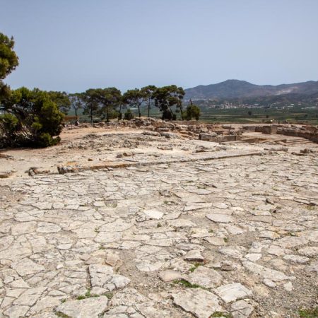 Greece, Crete, Phaistos Minoan palace - Upper court