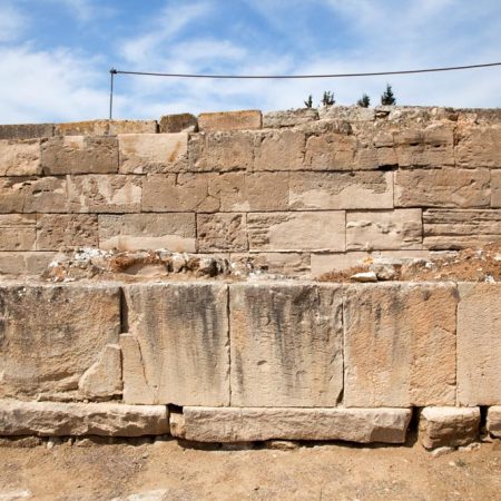 Greece, Crete, Phaistos Minoan palace - walls