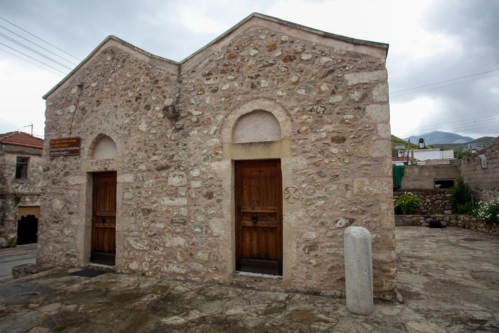 Greece, Crete, Pyrgos -Church of Ayios Konstantinos view High-Quality Images & Videos The MCA Collection