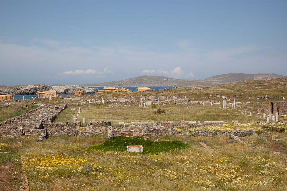 Greece, Delos Island, Agora of the Italians High-Quality Images & Videos The MCA Collection