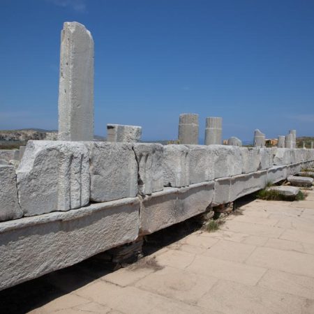 Greece, Delos Island, Agora of the compitalaists