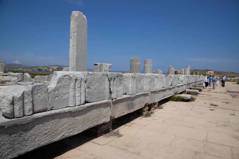 Greece, Delos Island, Agora of the compitalaists High-Quality Images & Videos The MCA Collection