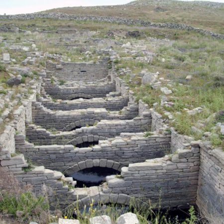 Greece, Delos Island, Cisterns