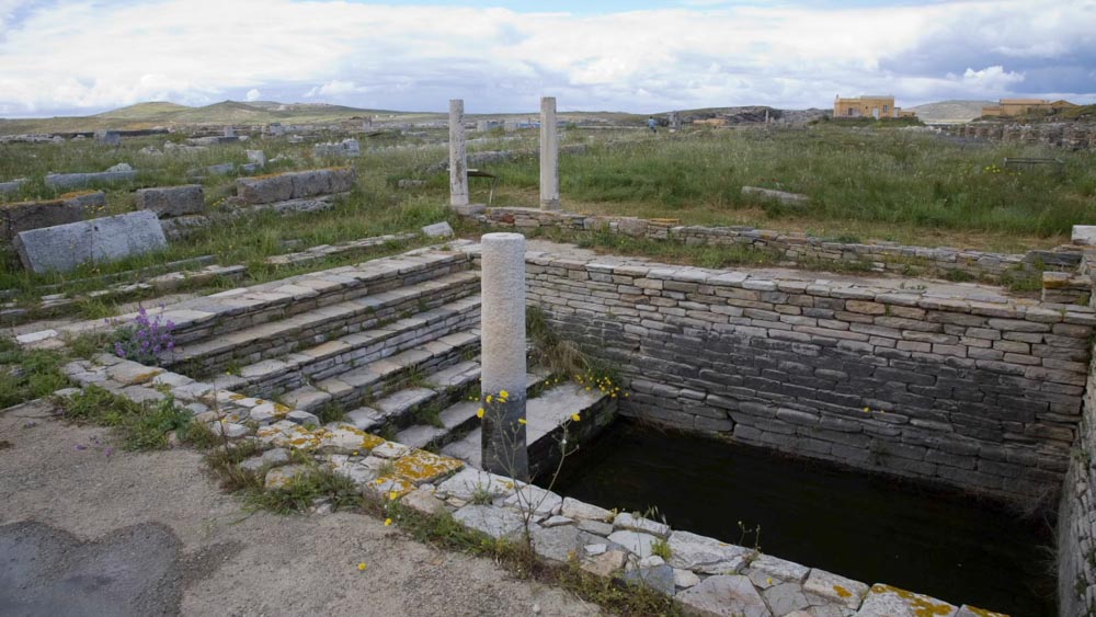 Greece, Delos Island, Minoan fountain High-Quality Images & Videos The MCA Collection