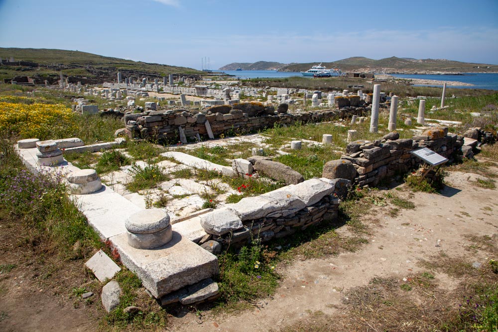 Greece, Delos Island, Oikos (House) of the Naxians High-Quality Images & Videos The MCA Collection