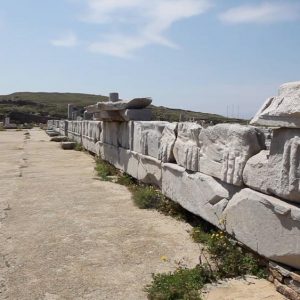 Greece, Delos Island, Portico of Philip V High-Quality Images & Videos The MCA Collection