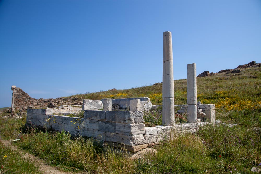 Greece, Delos Island, Temple of Hera High-Quality Images & Videos The MCA Collection