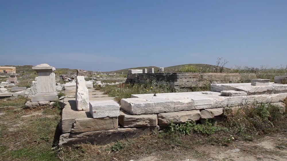 Greece, Delos Island, Temple of the delians High-Quality Images & Videos The MCA Collection