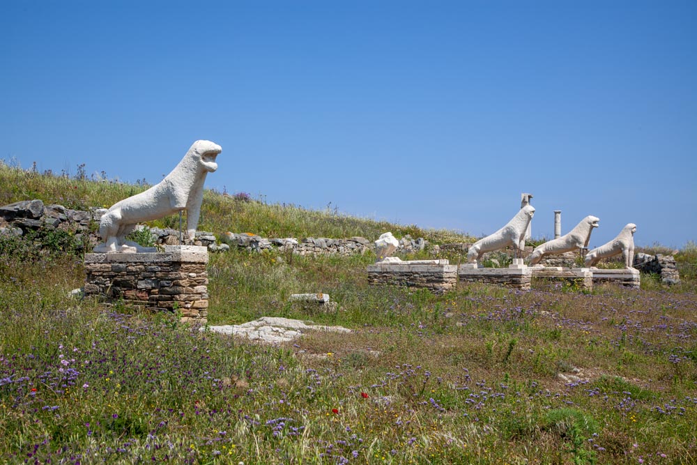 Greece, Delos Island, Terrace of the Lions High-Quality Images & Videos The MCA Collection