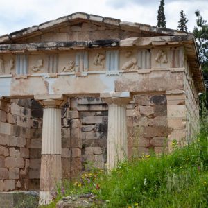Greece, Delphi, Doric Athenian Treasury (00:02:45) High-Quality Images & Videos The MCA Collection