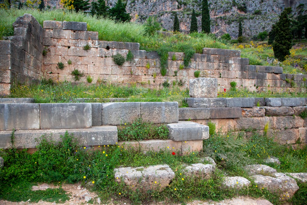 Greece, Delphi, Doric stoa High-Quality Images & Videos The MCA Collection