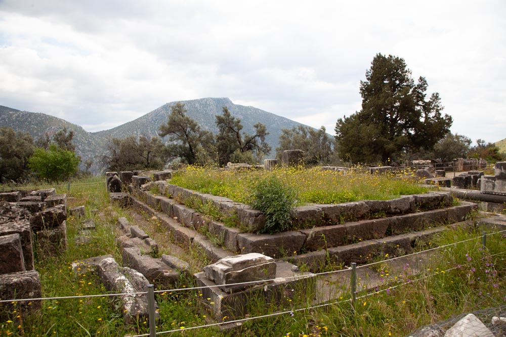 Greece, Delphi, Doric treasury High-Quality Images & Videos The MCA Collection