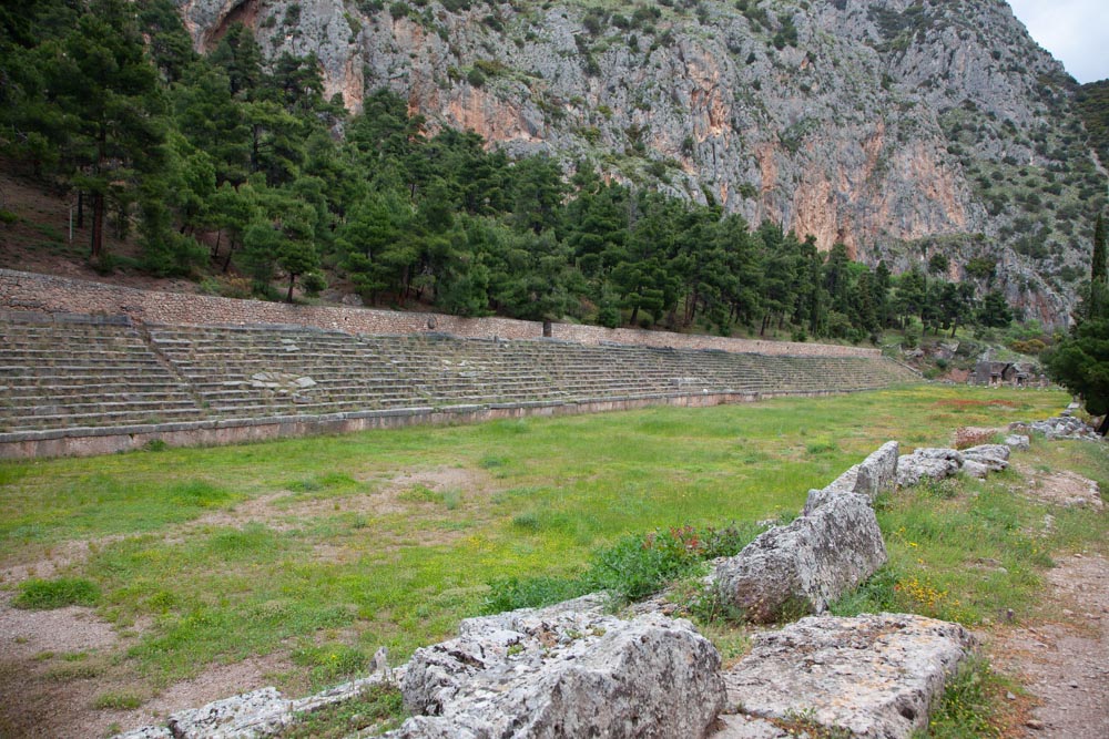 Greece, Delphi, Greek-Roman stadium High-Quality Images & Videos The MCA Collection