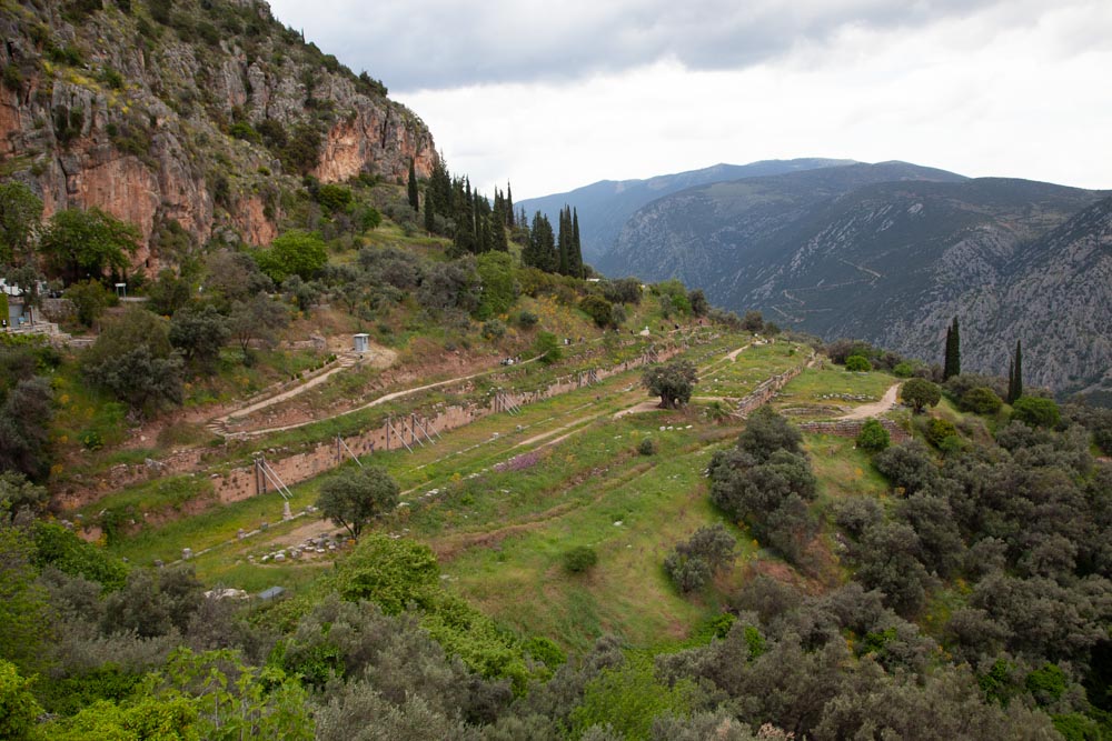 Greece, Delphi, Gymnasium High-Quality Images & Videos The MCA Collection