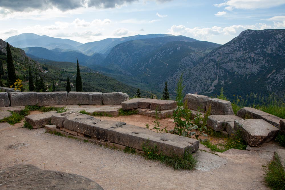 Greece, Delphi, Monument to the Heroes of Argos High-Quality Images & Videos The MCA Collection