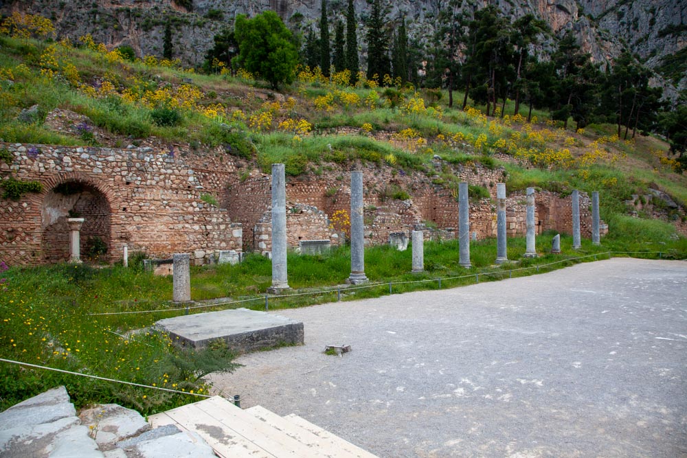 Greece, Delphi, Roman Agora High-Quality Images & Videos The MCA Collection