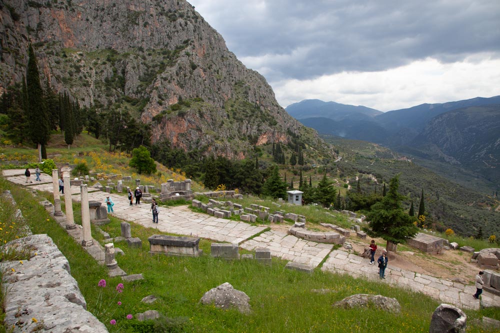 Greece, Delphi, Sacred road High-Quality Images & Videos The MCA Collection