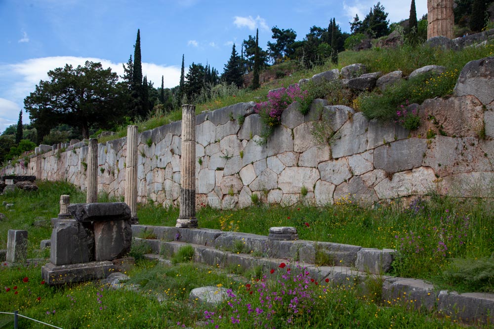 Greece, Delphi, Stoa of the Athenians High-Quality Images & Videos The MCA Collection