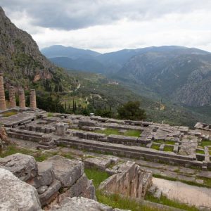 Greece, Delphi, Temple of Apollo Pythios (00:04:21) High-Quality Images & Videos The MCA Collection