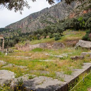 Greece, Delphi, Temple of Athena Pronaia (Archaic) High-Quality Images & Videos The MCA Collection