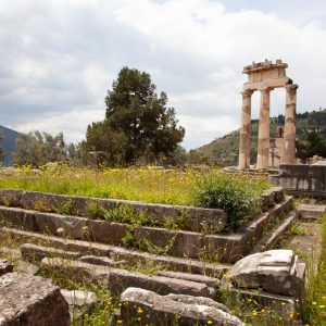 Greece, Delphi, Temple of Athena Pronaia (later) High-Quality Images & Videos The MCA Collection