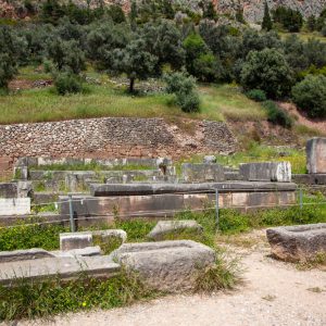 Greece, Delphi, Treasury of Massilia High-Quality Images & Videos The MCA Collection